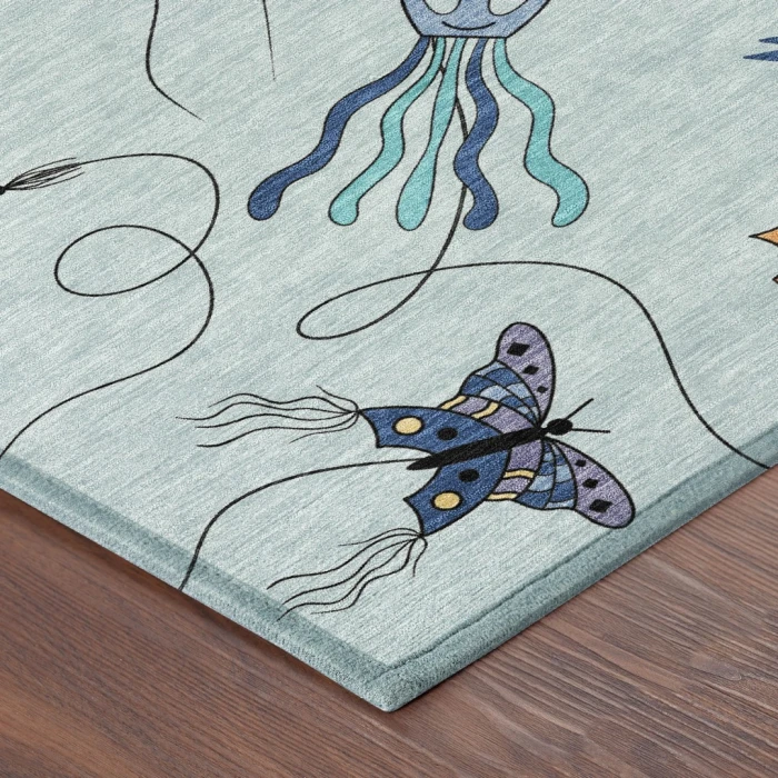 Addison Rugs Chantille Blue ACN2659 5ft. x 7ft.6in. Rect. Rug