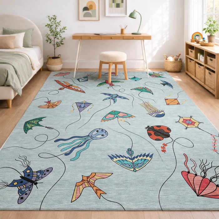 Addison Rugs Chantille Blue ACN2659 5ft. x 7ft.6in. Rect. Rug