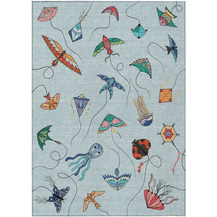 Addison Rugs Chantille Blue ACN2659 5ft. x 7ft.6in. Rect. Rug