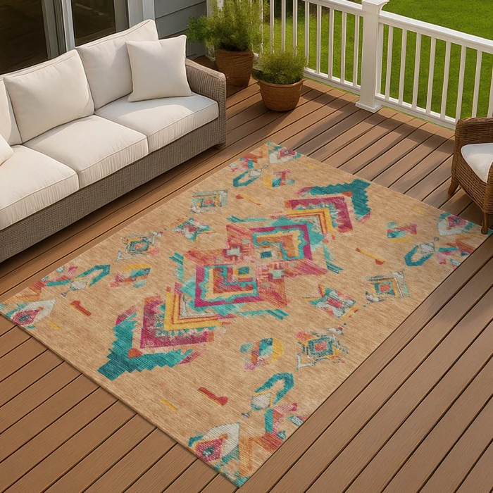 Addison Rugs Chantille Orange ACN2661 9ft. x 12ft. Rect. Rug