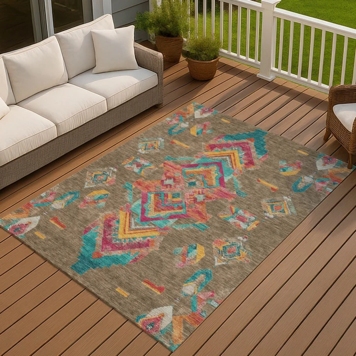 Addison Rugs Chantille Brown ACN2661 8ft. x 10ft. Rect. Rug