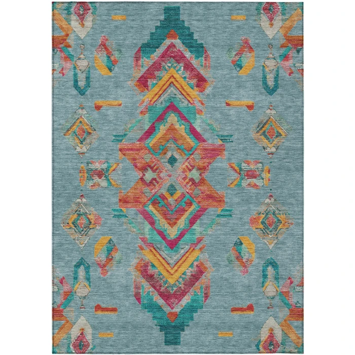 Addison Rugs Chantille Teal ACN2661 5ft. x 7ft.6in. Rect. Rug