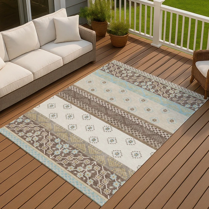 Addison Rugs Chantille Brown ACN2662 5ft. x 7ft.6in. Rect. Rug