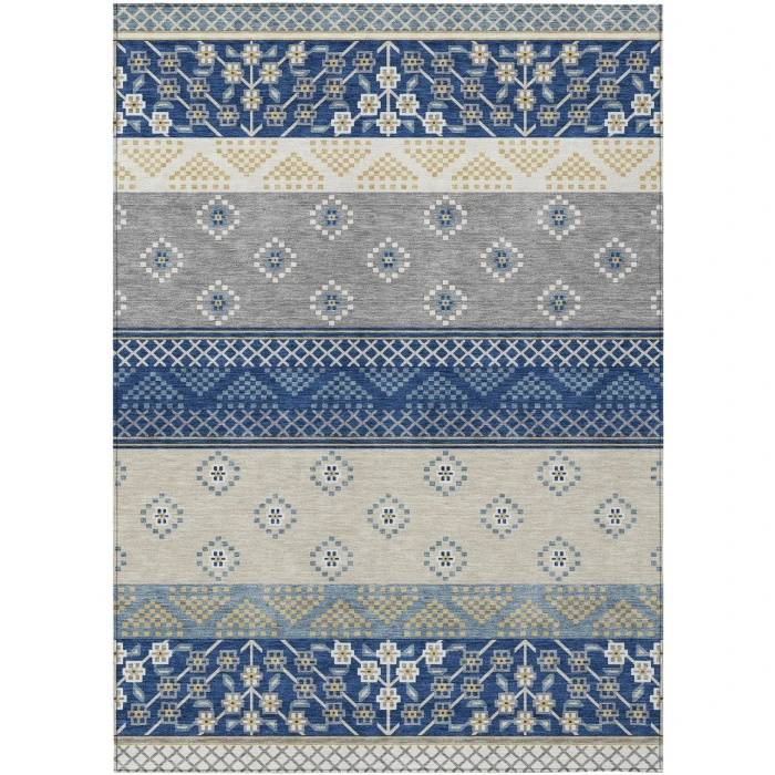 Addison Rugs Chantille Blue ACN2662 9ft. x 12ft. Rect. Rug