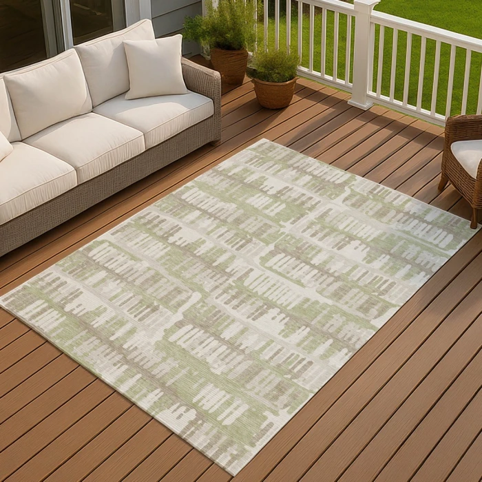 Addison Rugs Chantille Green ACN2663 8ft. x 10ft. Rect. Rug