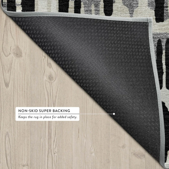 Addison Rugs Chantille Black ACN2663 5ft. x 7ft.6in. Rect. Rug