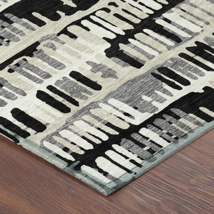 Addison Rugs Chantille Black ACN2663 5ft. x 7ft.6in. Rect. Rug