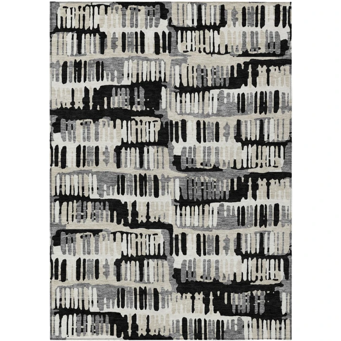 Addison Rugs Chantille Black ACN2663 5ft. x 7ft.6in. Rect. Rug
