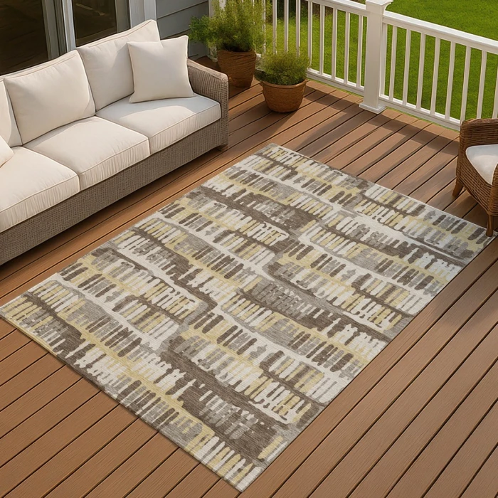 Addison Rugs Chantille Brown ACN2663 9ft. x 12ft. Rect. Rug