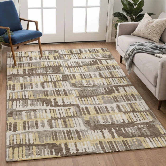 Addison Rugs Chantille Brown ACN2663 9ft. x 12ft. Rect. Rug
