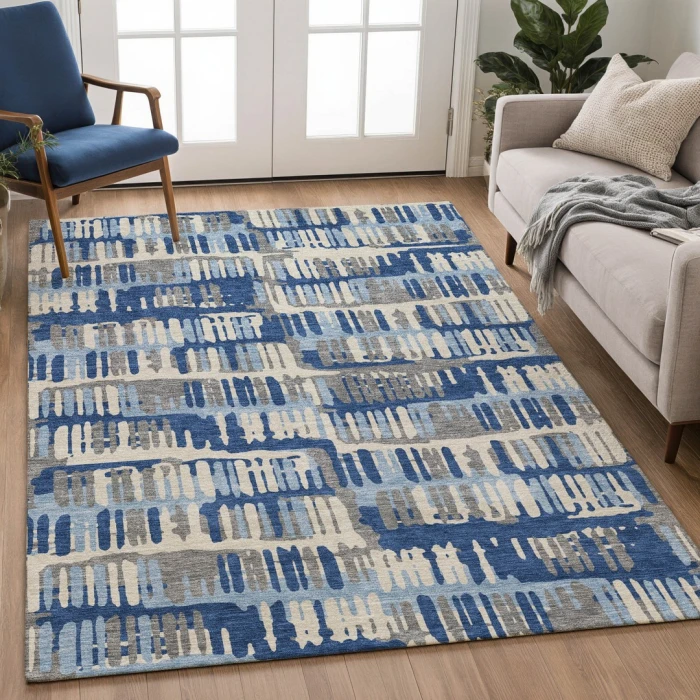 Addison Rugs Chantille Blue ACN2663 9ft. x 12ft. Rect. Rug