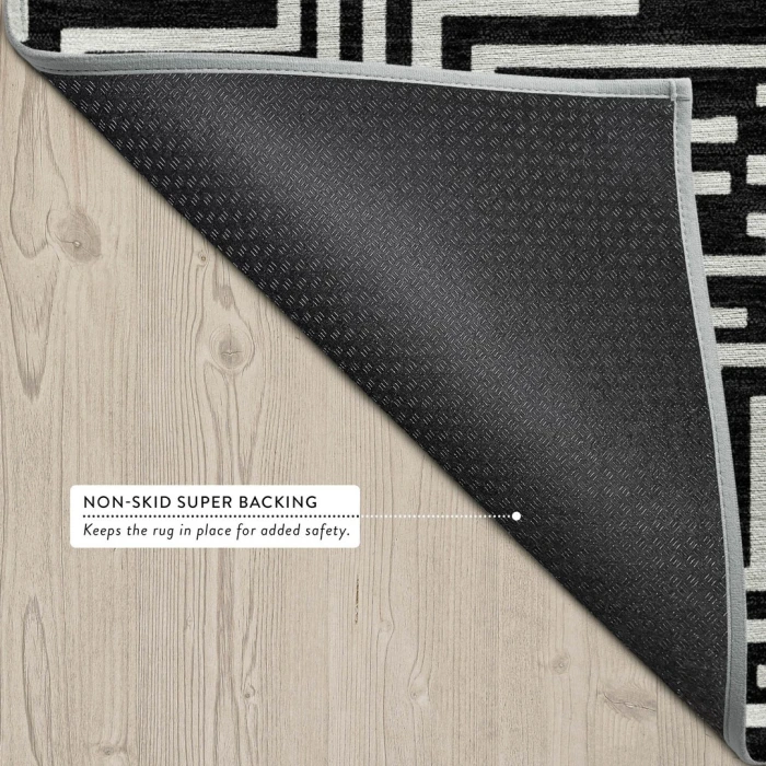 Addison Rugs Chantille Black ACN2664 5ft. x 7ft.6in. Rect. Rug