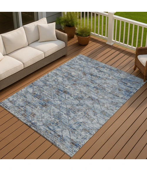 Addison Rugs Chantille Blue ACN2665 9ft. x 12ft. Rect. Rug