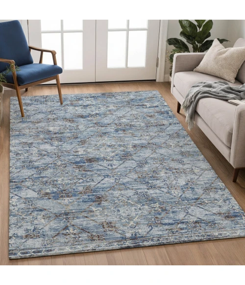 Addison Rugs Chantille Blue ACN2665 9ft. x 12ft. Rect. Rug