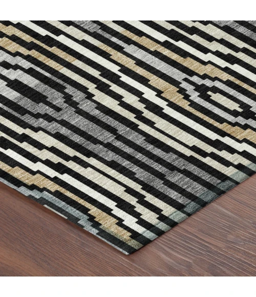 Addison Rugs Chantille Black ACN2666 8ft. x 10ft. Rect. Rug