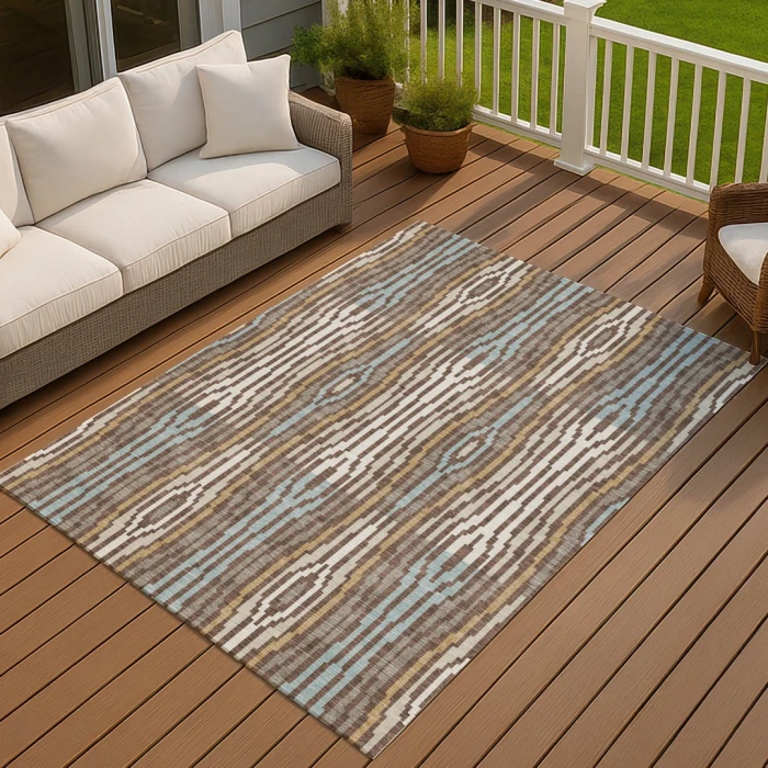 Addison Rugs Chantille Brown ACN2666 9ft. x 12ft. Rect. Rug