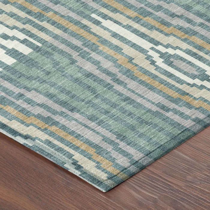 Addison Rugs Chantille Teal ACN2666 9ft. x 12ft. Rect. Rug