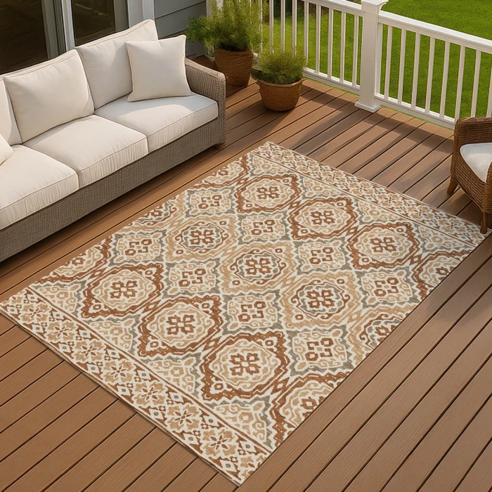 Addison Rugs Chantille Orange ACN2669 8ft. x 10ft. Rect. Rug