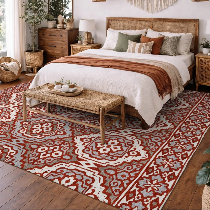Addison Rugs Chantille Red ACN2669 5ft. x 7ft.6in. Rect. Rug