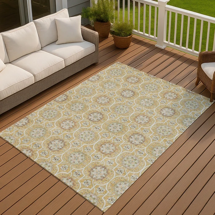 Addison Rugs Chantille Gold ACN2670 5ft. x 7ft.6in. Rect. Rug