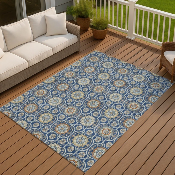 Addison Rugs Chantille Blue ACN2670 9ft. x 12ft. Rect. Rug