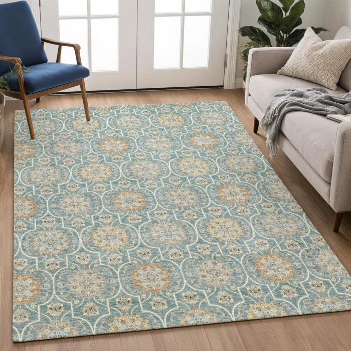 Addison Rugs Chantille Teal ACN2670 5ft. x 7ft.6in. Rect. Rug