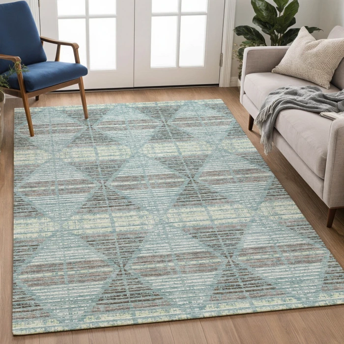 Addison Rugs Chantille Teal ACN2671 8ft. x 10ft. Rect. Rug