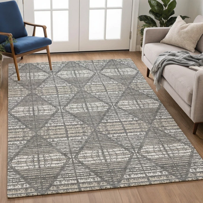 Addison Rugs Chantille Gray ACN2672 9ft. x 12ft. Rect. Rug