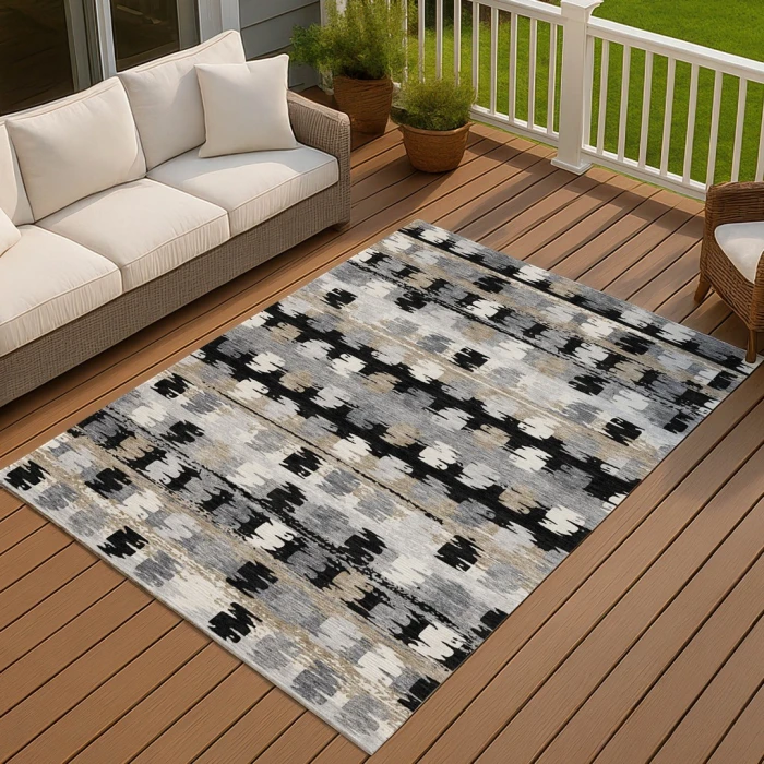 Addison Rugs Chantille Black ACN2673 8ft. x 10ft. Rect. Rug
