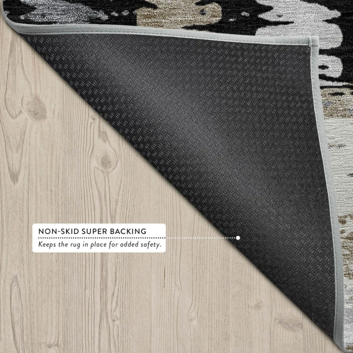 Addison Rugs Chantille Black ACN2673 8ft. x 10ft. Rect. Rug