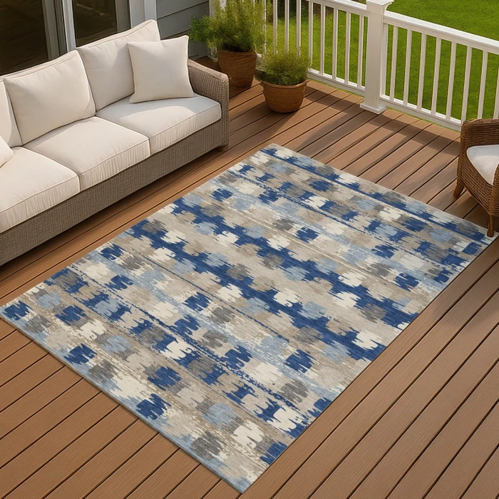 Addison Rugs Chantille Blue ACN2673 9ft. x 12ft. Rect. Rug