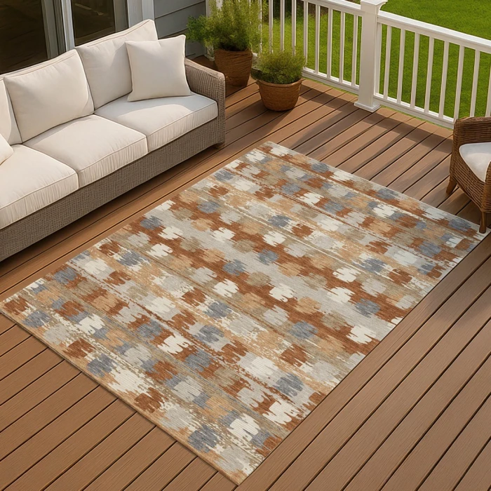 Addison Rugs Chantille Orange ACN2673 9ft. x 12ft. Rect. Rug