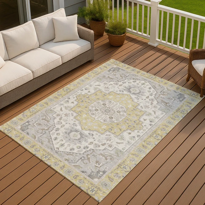 Addison Rugs Chantille Gold ACN2674 5ft. x 7ft.6in. Rect. Rug