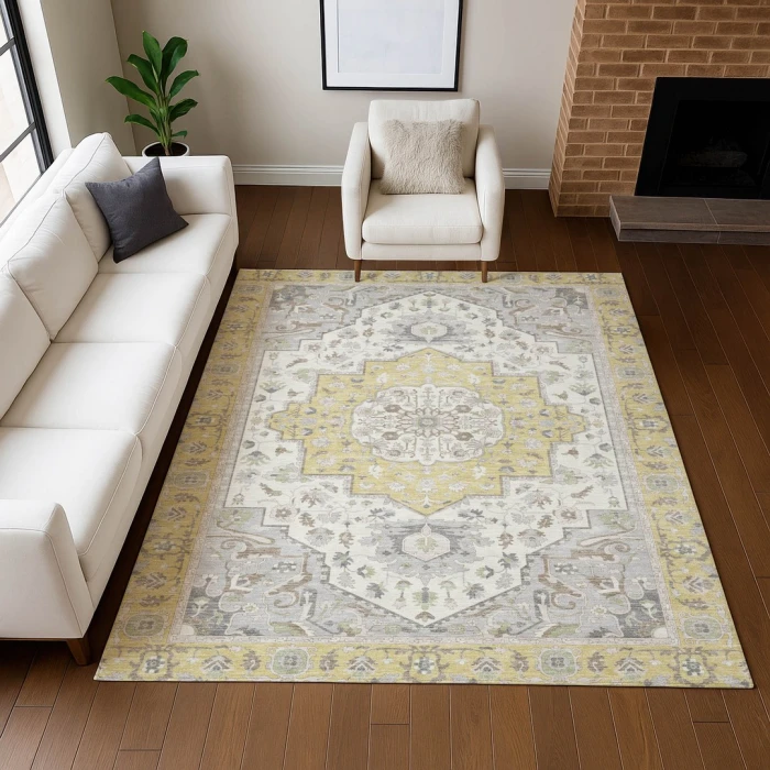 Addison Rugs Chantille Gold ACN2674 5ft. x 7ft.6in. Rect. Rug