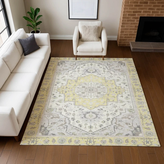 Addison Rugs Chantille Gold ACN2674 5ft. x 7ft.6in. Rect. Rug