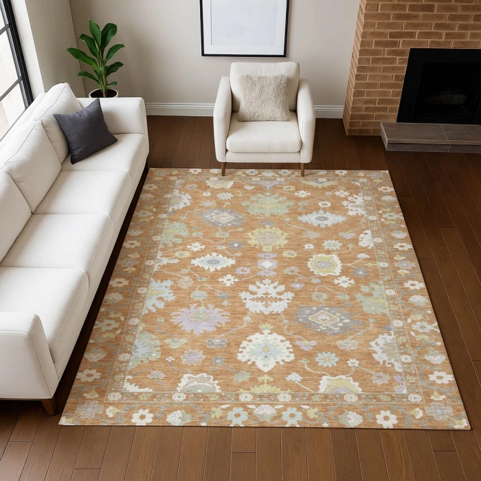 Addison Rugs Chantille Orange ACN2675 5ft. x 7ft.6in. Rect. Rug