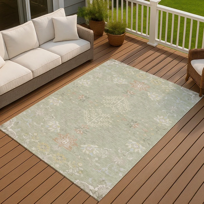 Addison Rugs Chantille Green ACN2676 9ft. x 12ft. Rect. Rug