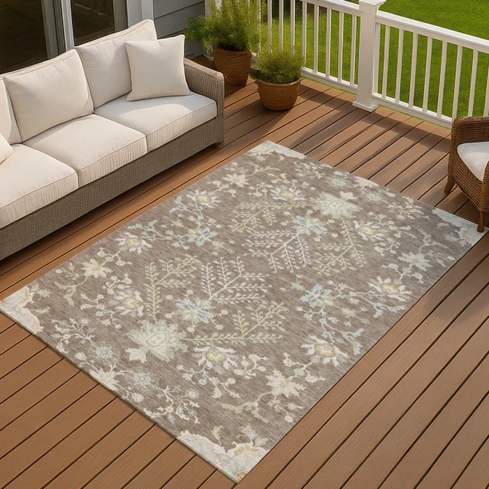 Addison Rugs Chantille Brown ACN2676 5ft. x 7ft.6in. Rect. Rug