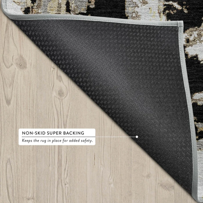 Addison Rugs Chantille Black ACN2678 5ft. x 7ft.6in. Rect. Rug