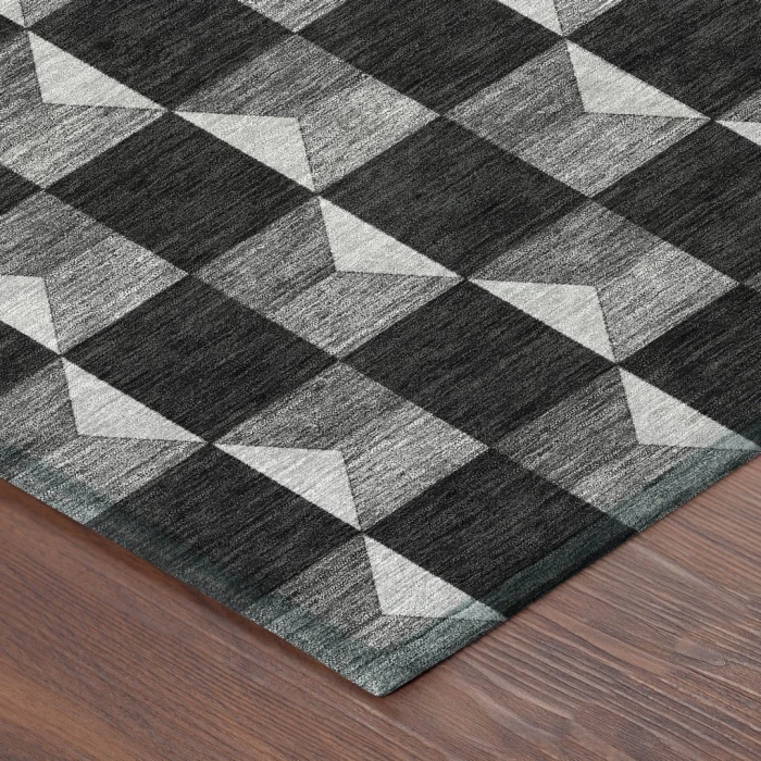 Addison Rugs Chantille Black ACN2680 9ft. x 12ft. Rect. Rug