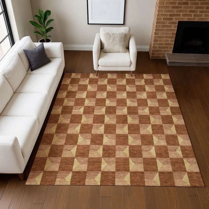 Addison Rugs Chantille Orange ACN2680 5ft. x 7ft.6in. Rect. Rug