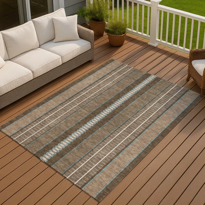 Addison Rugs Chantille Brown ACN2681 5ft. x 7ft.6in. Rect. Rug