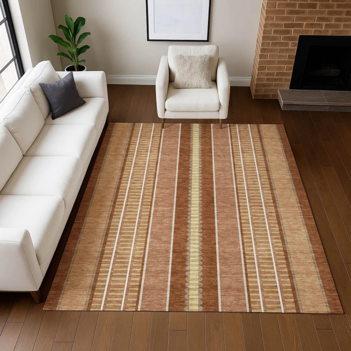 Addison Rugs Chantille Orange ACN2681 5ft. x 7ft.6in. Rect. Rug
