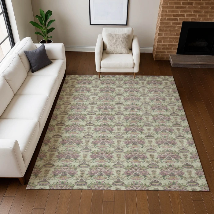 Addison Rugs Chantille Green ACN2682 9ft. x 12ft. Rect. Rug