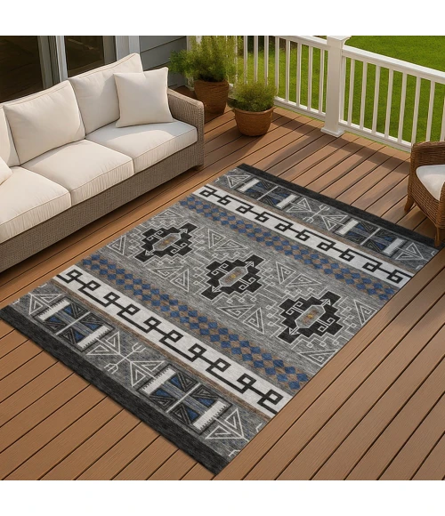 Addison Rugs Chantille Black ACN2683 8ft. x 10ft. Rect. Rug