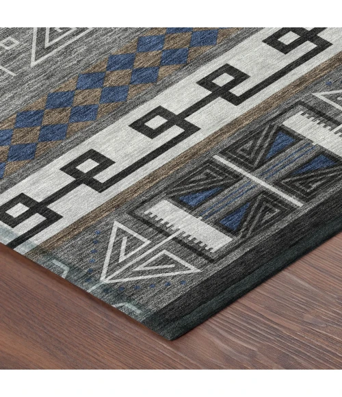 Addison Rugs Chantille Black ACN2683 8ft. x 10ft. Rect. Rug