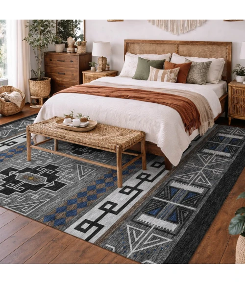 Addison Rugs Chantille Black ACN2683 8ft. x 10ft. Rect. Rug