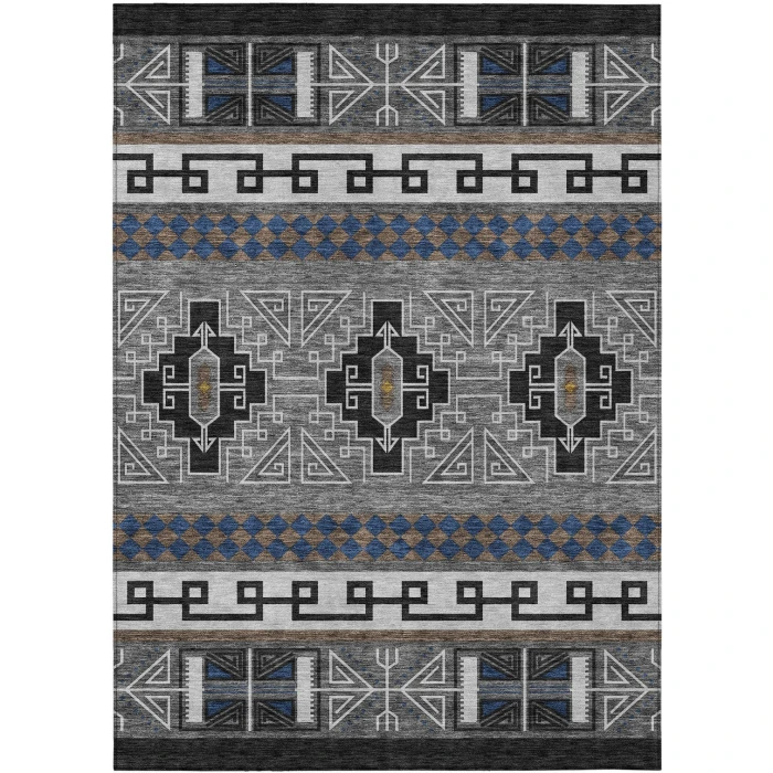Addison Rugs Chantille Black ACN2683 9ft. x 12ft. Rect. Rug