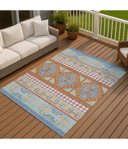 Addison Rugs Chantille Blue ACN2683 8ft. x 10ft. Rect. Rug