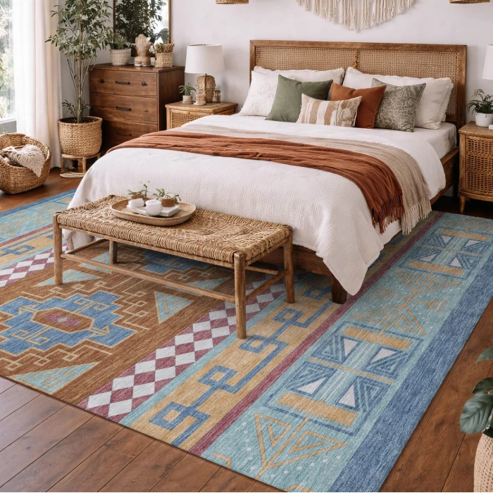 Addison Rugs Chantille Blue ACN2683 9ft. x 12ft. Rect. Rug